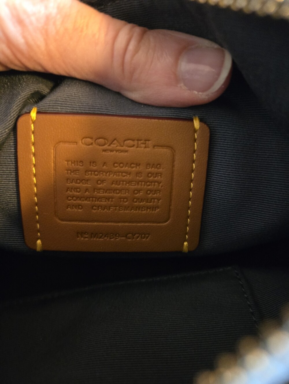 ❤️Coach Kailey Crossbody Shoulder Handbag, Lt Blue Euc👜 - Picture 5 of 5